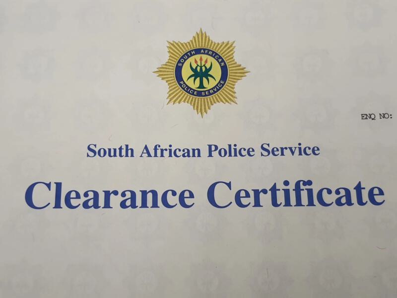 Police Clearance Certificate